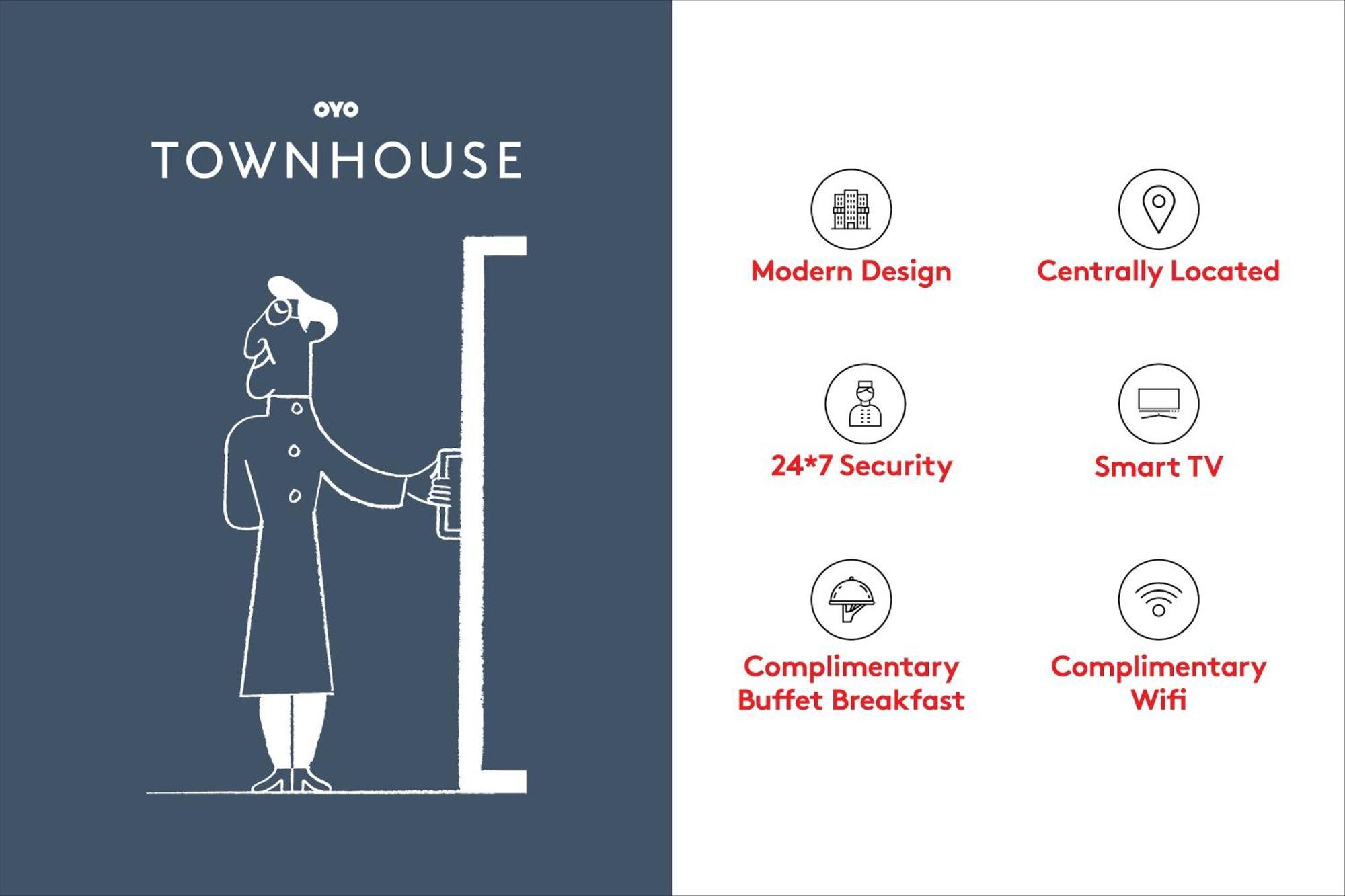 Super Townhouse The Landmark Indore Luaran gambar